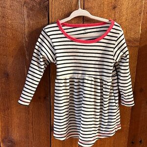 Striped organic cotton kids dress